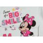 Hosszú ujjú kislány póló Minnie egér mintával fehér színben