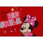 Hosszú ujjú kislány póló Minnie egér mintával piros színben