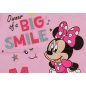 Hosszú ujjú kislány póló Minnie egér mintával fehér színben