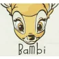 Rövidnadrágos kislány babaruha szett Bambi mintával natúr és rózsaszín színben