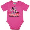 Nyári 3 részes rövidnadrágos baba szett Minnie egér mintával pink színben