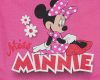 Fodros ujjú pamut nyári kislány ruha Minnie egér mintával pink színben