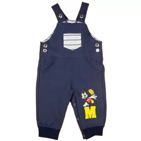 Kantáros kisfiú babanadrág Mickey egér mintával kék színben