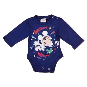 Hosszú ujjú baba body űrhajós Mickey egér mintával