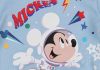 Hosszú ujjú baba body űrhajós Mickey egér mintával világoskék színben