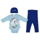 3 részes baba kisfiú szett Mickey egér mintával