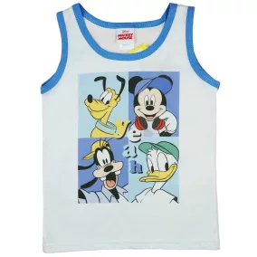 Ujjatlan kisfiú póló Mickey egér és barátai mintával