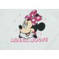 Nyári pöttyös kislány ruha Minnie egér mintával piros színben