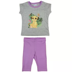 2 részes kislány szett Oroszlánkirály mintával