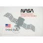 NASA rövid ujjú férfi póló fehér színben