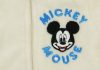 Wellsoft baba kardigán Mickey egér mintával natúr színben