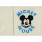 Wellsoft baba kardigán Mickey egér mintával natúr színben