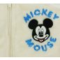 Wellsoft kisfiú baba mellény Mickey egér mintával natúr színben