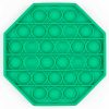 Pop it games - zöld nyolcszög forma