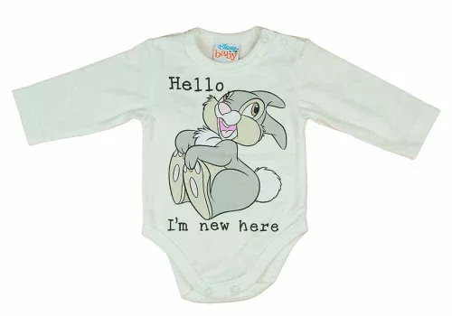 3 részes baba szett Thumper nyuszi mintával