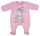 Hosszú ujjú baba rugdalózó Thumper nyuszi mintával rózsaszín színben