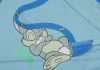 Ujjatlan baba hálózsák Thumper nyuszi mintával 1 TOG kék színben