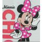 Spagetti pántos, fodros, pamut nyári ruha kislányoknak Minnie egér mintával fehér és kék színben