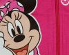 Vékony pamut kislány mellény Minnie egér mintával sötétpink színben