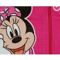 Vékony pamut kislány mellény Minnie egér mintával sötétpink színben