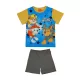 2 részes kisfiú nyári szett Mancs őrjárat mintával sárga és szürke színben