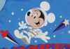 Ujjatlan kisfiú rugdalózó űrhajós Mickey egér mintával