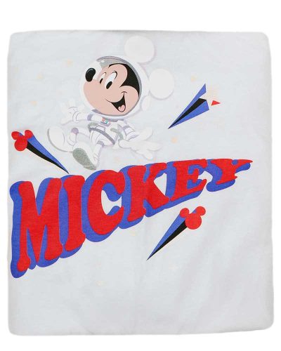Gumis lepedő űrhajós Mickey egér mintával fehér színben
