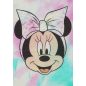   3/4-es batikolt, szivárványos hatású kislány leggings Minnie egér mintával