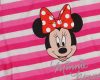 Kislány rövidnadrág Minnie egér mintával pink csíkos színben