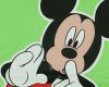 Kisfiú atléta Mickey egér mintával kiwi zöld színben