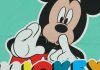 Kisfiú atléta Mickey egér mintával kiwi mentazöld színben