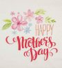 Anyák napi póló virágos mintával, Happy mother's Day felirattal