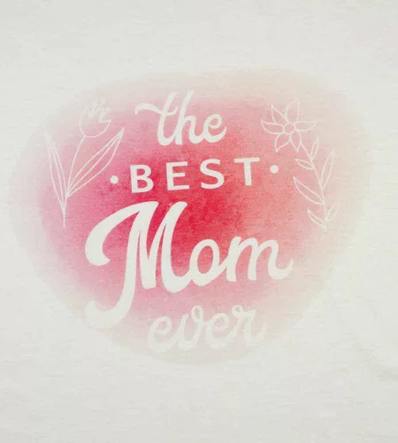 Anyák napi póló The best Mom ever felirattal
