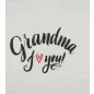 Anyák napi nagymamás póló Grandma I love you felirattal