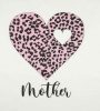 Anyák napi póló szív mintával, Mother felirattal