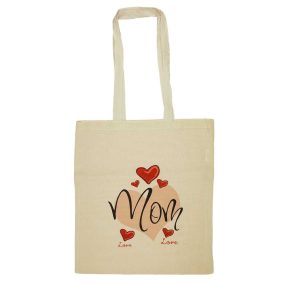 Anyák napi vászontáska mintával és felirattal