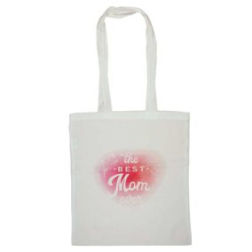 Anyák napi vászontáska mintával és felirattal