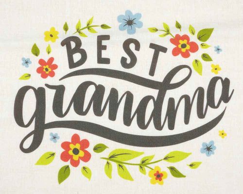 Anyák napi vászontáska mintával és felirattal