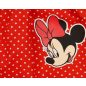 2 részes kislány nyári szett rövidnadrággal, tunikával Minnie egér mintával piros színben