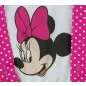 2 részes kislány nyári szett kantáros szoknyával Minnie egérrel pink színben