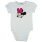 2 részes kislány nyári szett kantáros szoknyával Minnie egérrel piros színben