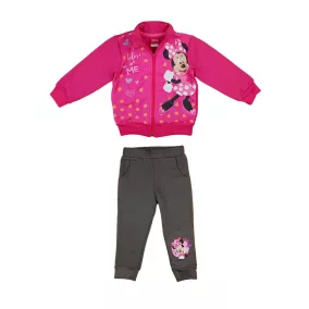   2 részes belül bolyhos kislány szabadidő szett Minnie egér mintával
