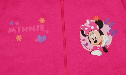 Overálos kislány pizsama Minnie egér mintával