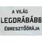 Rövid ujjú feliratos baba body fehér színben