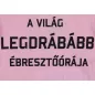 Rövid ujjú feliratos baba body rózsaszín színben