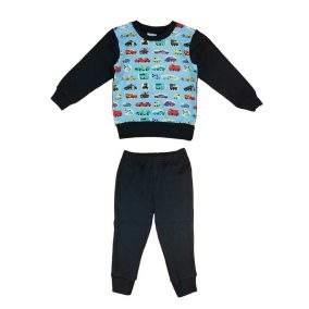 2 részes kisfiú pizsama Verdák mintával