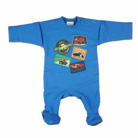   Disney Cars/ Verdák belül bolyhos hosszú ujjú rugdalózó