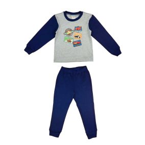 2 részes kisfiú pizsama Verdák mintával