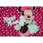 Nyári kislány overál Minnie egér mintával pink színben