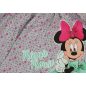 Kislány pamut ruha Minnie egér mintával világospink színben